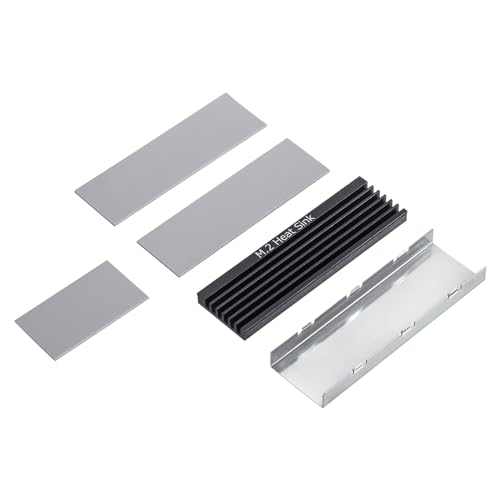 サンワサプライ M.2 SSD用ヒートシンク 両面実装対応（ブラック） TK-HM6BK