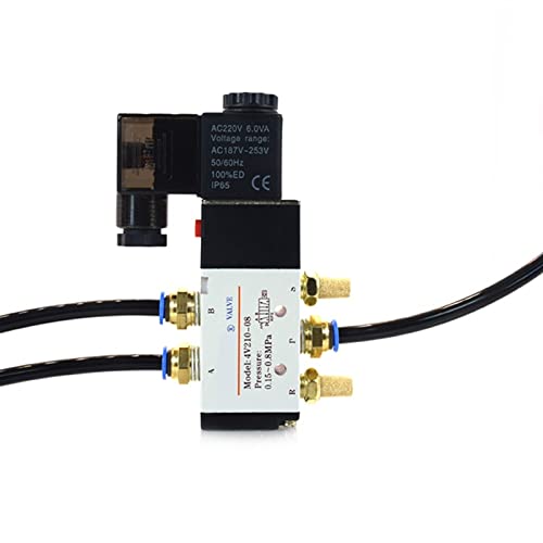 Électrovanne pneumatique 4V210-08 DC24V 5 voies 2 positions - 4