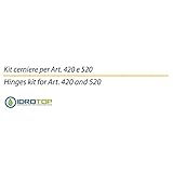 Zoom IMG-1 kit cerniere di ricambio copriwater Zoom IMG-1 kit cerniere di ricambio copriwater