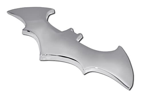 Image of Elektroplate Batman Bat Logo Superhero 3D Chrome Car Emblem