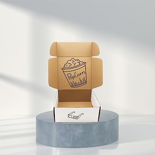 Shipping Boxes 9x9x4 inch Pack of 20，Livejun White Corrugated Cardboard Box Mailer Boxes for Packaging Small Business Shipping (White) by Livejun - Used condition - Image 5