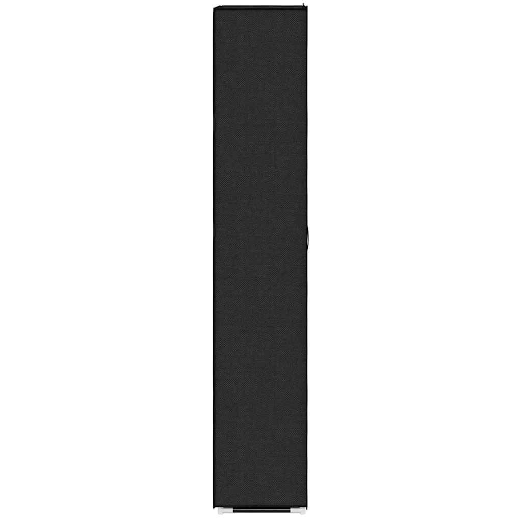 Schuhschrank Schwarz 60x30x166 cm Stoff Schuhregal mit 10 Fächern, platzsparend, stapelbar, Organizer für Flur, Diele, Garderobe, Aufbewahrung von Sneaker und Stiefel