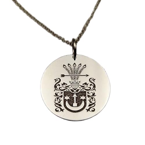 Collier pendentif pièce gravée en argent et or, le cadeau idéal pour marquer un moment