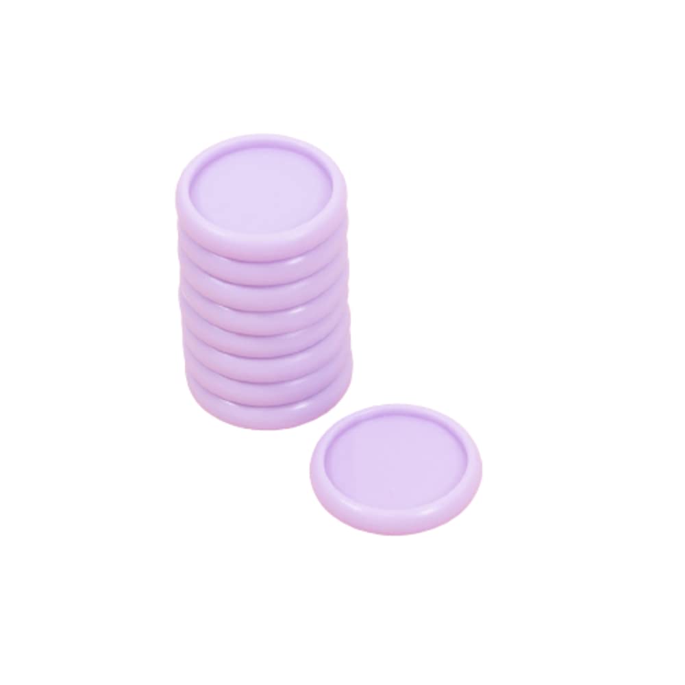 Craftelier - Plastic S Disc Rings for Binding Planners, Notebooks or Albums | Ideal for Scrapbooking and Other Crafts | Pack of 9 pcs. 25 mm Diameter - Colour Violet