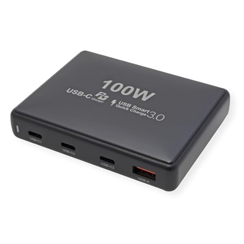 Chargeur USB 100W VALUE : finis les blocs encombrants grâce aux 4 ports de charge simultanée