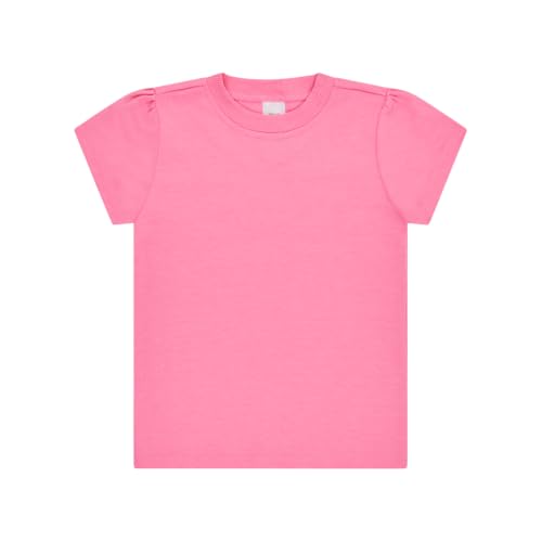 Image of Cudlie 5-Pack Toddler /Baby Girl Short Sleeve Tops - Premium Quality Shirt Tops for Lightweight Comfort and Style.