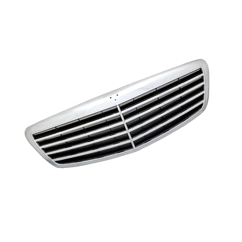 Image of Front Grille Chrome Shell Assembly Compatible with 2007 2008 2009 Mercedes S63 S65 S450 S500 S550 S600 Replaces MB1200136