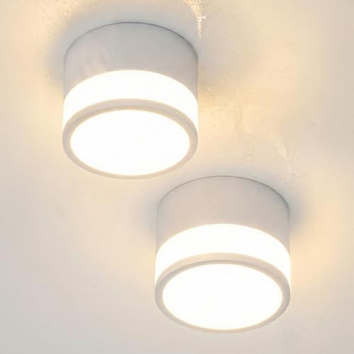Protezione Acqua IP65 (Livello Doccia): Questa lampada a montaggio superficiale è progettata specificamente per bagni o cucine. Il suo eccellente grado di protezione garantisce prestazioni affidabili contro gli schizzi d'acqua.
