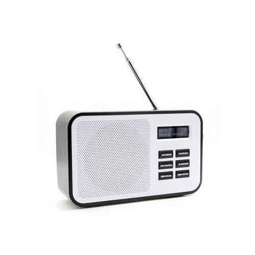 Xtreme videogames DAB+/FM Radio Bluetooth DAB+/FM Rechargeable Battery Telescopic Antenna Home 33191 Black Medium