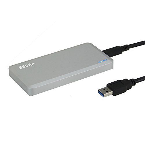 SEDNA - Caja externa RAID USB3.1 Type C para Dual M2 NGFF SSD miniatura 1