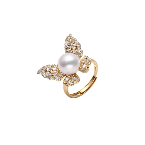 Bague papillon femme en argent ajustable pour s'adapter à tous vos doigts