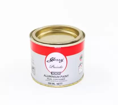 1001 Aluminium Paints Dual Container (Paste & Medium Separate) | For Metal Gates, Window, Sutter, Machinery, Woods, Air Cooler, MS Pole Etc.(200 ml) (B0D1MX2LKT) Amazon Price History, Amazon Price Tracker