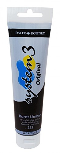 Daler Rowney System 3 Original Peinture Acrylique 150 ML Tubes – Couleur Gamme