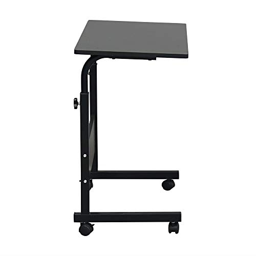 31" Computer Desk With Monitor Stand And Adjustable Storage Shelves Home Office Studying Writing Table With Flexible Thicken Lron Hook Laptop Pc Desk For Small Spaces Workstations Gaming Table Black #TOP4