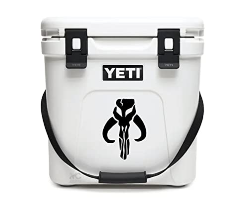 Valiant Collections | Bounty Hunter Mandalorian | Decal Vinyl Sticker Cars | Vinyl Die Cut Decal - For Trucks Vans Walls Laptop (Black) 5.5 X 4.25-Inch (Vc-398) #TOP4