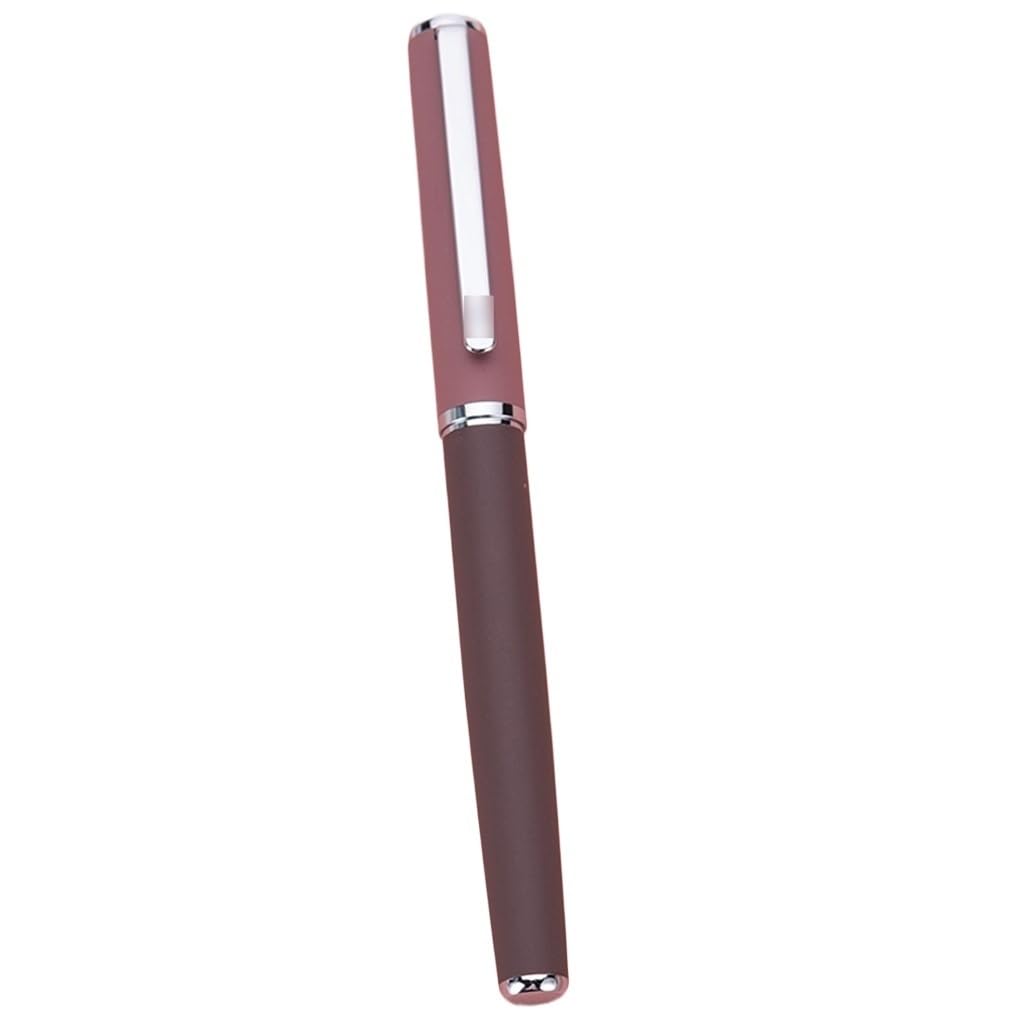 Stylo plume en métal mat avec pointe d'encre de 0,4 mm, excellente écriture, bureau