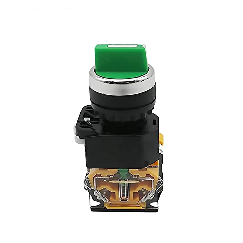 Interrupteur rotatif momentané 22mm pour sécuriser l'alimentation des machines