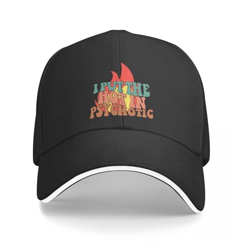 Casquette de baseball psychotique drôle et sarcastique - Chapeau de pêche en mousse