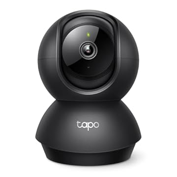 Câmera de segurança interna TP-Link Tapo 2K Pan/Tilt para monitor de bebê, câmera de animais de estimação | Detecção de movimento e rastreamento | Áudio bidirecional | Armazenamento em nuvem e cartão