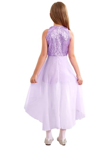 CHICTRY Kids Girls Chiffon Sleeveless Sequined Birthday Prom Party Jumpsuit Romper Performance Dancewear2