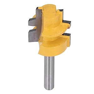 Fafeicy T-Nutenfräser 1/4-Zoll Rundschaft