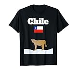 Chile Trip Souvenir Patagonia Pumas Lover Chilean Flag T-Shirt