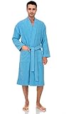 TowelSelections Men's Robe, Turkish Cotton Terry Kimono Bathrobe, Made in Turkey