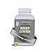 Ultra-Pure Desiccated Beef Liver, Grass-Fed, Pasture-Raised Cows. No Hormones or GMO. Natural Energy and Workout Boost from Iron, Amino Acids, Protein and Vitamins. 120 Capsules 750 Mg.