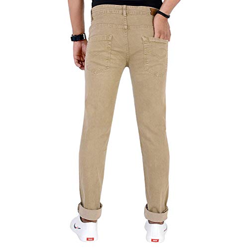 Image of M. R. Fashion Men's Regular Fit Denim Jeans (JA JEA 221 Beige 38)