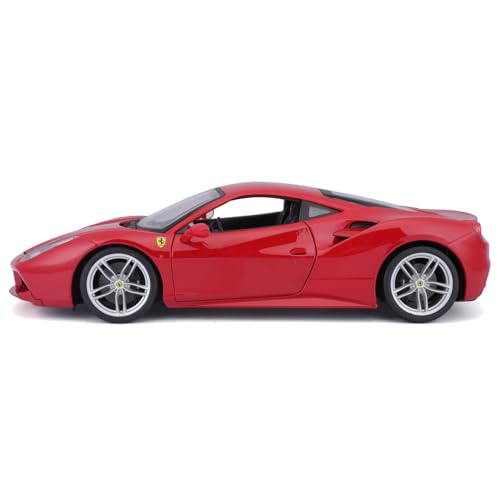 Bburago 15616008R - 1:18 Ferrari Race und Play 488 GTB Fahrzeug, rot, 330 cm x 165 cm x 127 cm – Ansicht 6