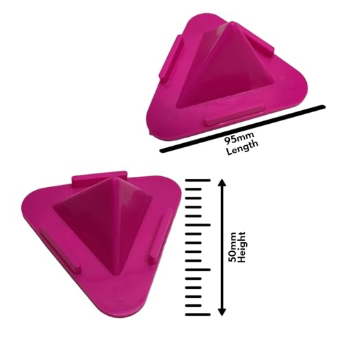 Image of Kelso Universal Portable Three-Sided Pyramid Shape Mobile Phone Holder Stand - Anti-Slip Triangle Design Desktop Stand for Smartphones - Lightweight Phone Stand (Pack of 3)