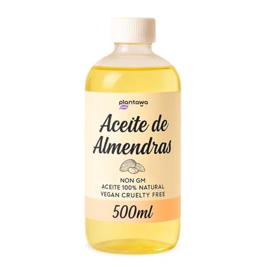 Aceite Almendras Dulces - 100% Puro y Natural - 500 ml, Aceite embarazo, Estrias, Máxima Absorción, Hidrata Cuerpo, Piel, Cabello, Aporta Vitamina E, Sostenible, Origen 100% Vegetal