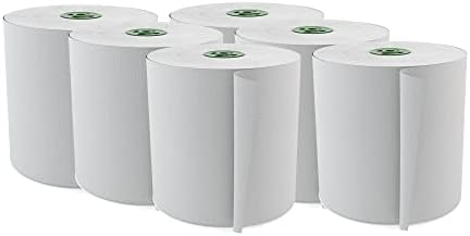 Cascades® 100% Recycled Ultra White Hardwound 7 1/2" Roll Towel For Tandem®, 775' Per Roll, Case Of 6 image 3