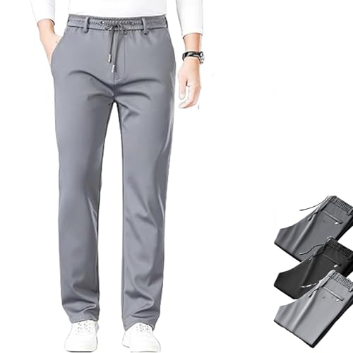 Leenfort Mens Stretch Pants Leenfort Ultra Stretch Quick Drying Unisex Active Joggers for Men Elastic Waist Pants