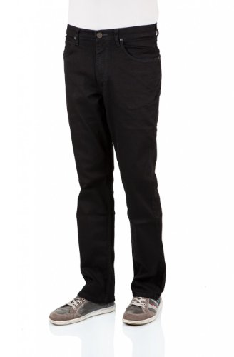 Image of Lee Men's Brooklyn Straight Jeans, Clean Black, W34/L32