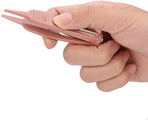 Pince à épiler pour bébé, matériau de qualité supérieure, pince de nettoyage pour bébé sûre et durable, facile à clipser avec la lumière pour un nettoyant sans bavure pour le nez et l'oreille
