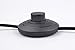 Foot Pedal Push Switch Inline Lamp Light On-off Control Footswitch with Wire Plug (Black)