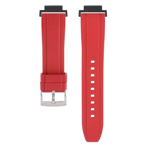 Shangshi Pulseira de relógio de substituição Fluororubber de 14 mm compatível com Casio Casio BABY-G BA-110/100/111/112/120/125; BG-6900/6901/6902/6903 BGD-140; BGD-500/501/560/565/BGD-140; BGD-500