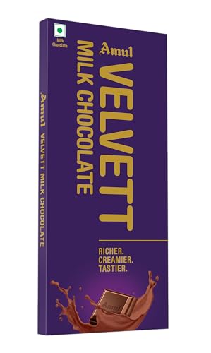 Amul Velvett Milk Chocolate, 150 Gm | Pack Of 3 (B0CTWYDS1J) Amazon Price History, Amazon Price Tracker