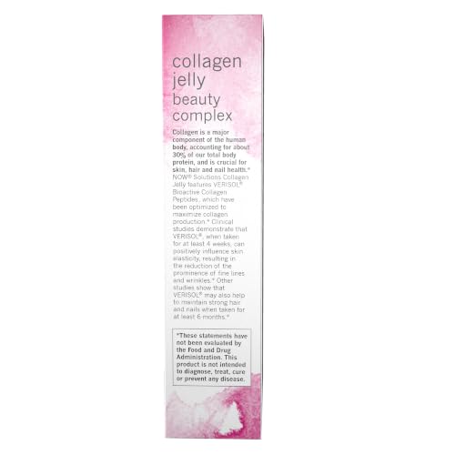 Now Foods Collagen Jelly Beauty Complex, Sweet Plum Flavor, 10 Sticks - image 2