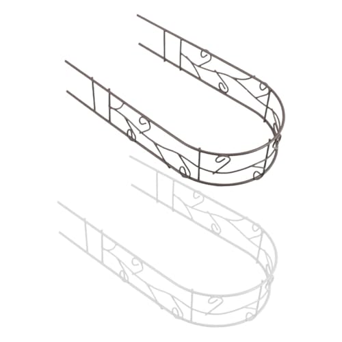 Veemoon 2 Stück Miniature Dollhouse Eisenbogen Wetterfester Mini-Garten Rosenbogen für Puppenhaus-dekor Vielseitig Einsetzbar als Garten Landschaftszubehör Detailreiches Robustes
