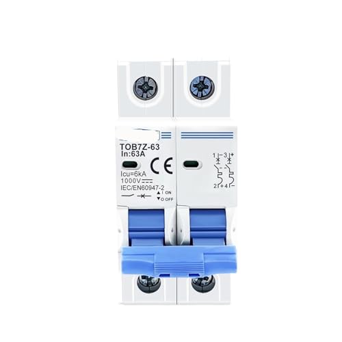 Disjoncteur solaire 2P CC 1000V 10A pour installation photovoltaïque résidentielle