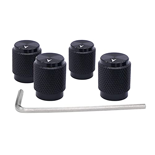Bouton de potentiomètre rotatif 12.5mm x 16mm en aluminium léger