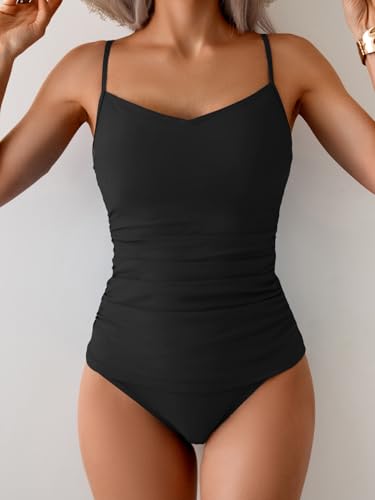 Eomenie Tankini Swimsuits for Women Two Piece Tummy Control Bathing Suit Slimming Modest Swimwear with High Waisted Bottom4