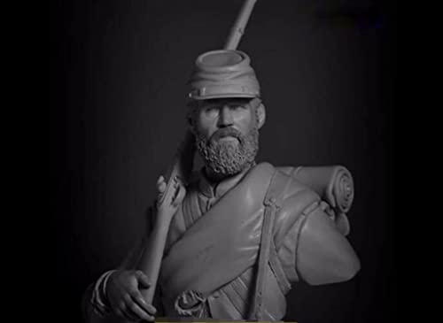 Figura modelo kit guerrero antiguo 1:10 sin montar miniatura 1