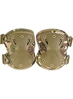 Viper TACTICAL Knieschoner Hartschale - Verstellbarer KnieSchutz Knieschützer mit Anti-Rutsch-Polsterung, Elastikriemen, leicht 310 g für Militär, Paintball, Airsoft, Jagd - V-Cam