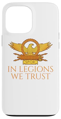 �Ñネ�[�}�R�c�C�[�O�� SPQR - In Legions We Trust �X�}�z�P�[�X iPhone 13 Pro Max �p