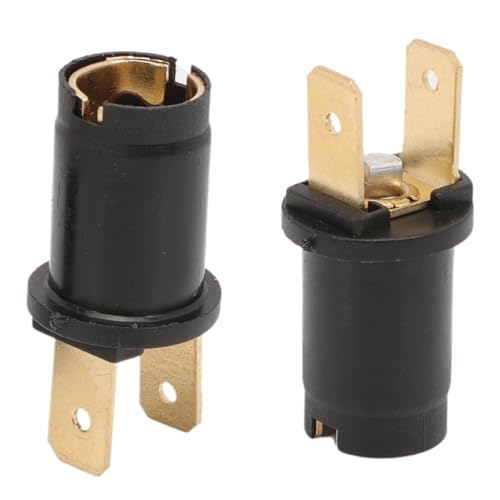 Anlseiod 2x Luce Supporto per 6/12/24V Ba9s 989/233 Portalampada Luci di posizione sostituisce 170790 push-in Portalampada Lampadina per auto Moto Scooter Gruppi di illuminazione