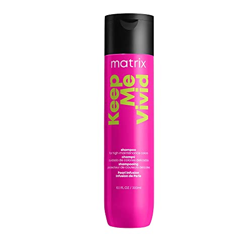 Matrix Keep Me Vivid Shampoo | Prolongs Color Vibrancy & Enhances Shine | Sulfate-Free | For Color Treated Hair | Gently Cleanses Hair | Salon Shampoo | Packaging May Vary | 10 Fl. Oz. #TOP6