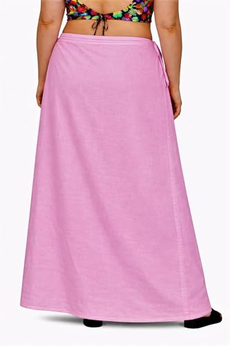 Image of CITIX Pure Cotton Petticoat for Woman Saree | Adujastable Drawstring Waist